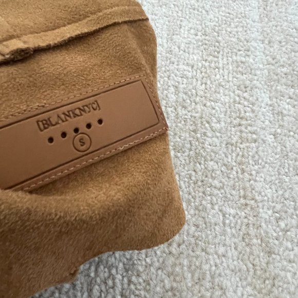 Blank NYC Moto Suede Jacket S Tan - Picture 2 of 8